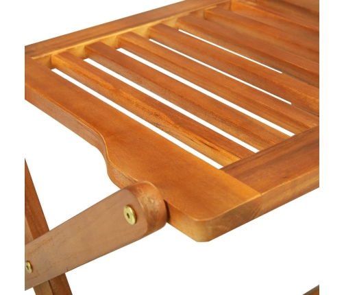 vidaXL 11-daļīgs dārza mēbeļu komplekts 220x90x75cm akācijas masīvkoks