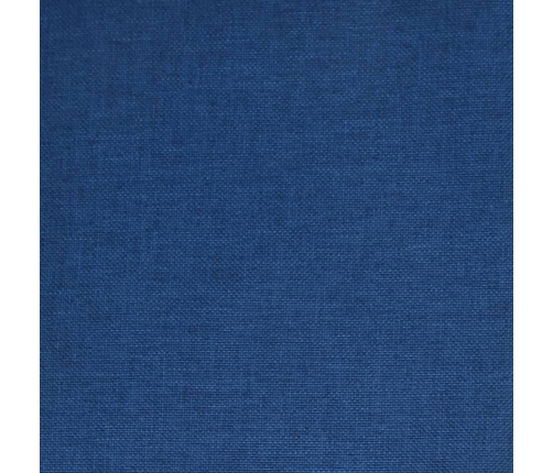 vidaXL virtuves krēsls, zils audums