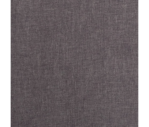 vidaXL virtuves krēsls, pelēkbrūns audums