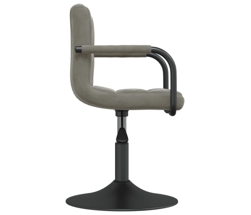 Virtuves Krēsls, Gaiši Pelēks Samts Vidaxl