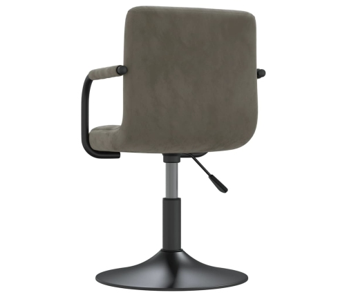 Virtuves Krēsls, Gaiši Pelēks Samts Vidaxl