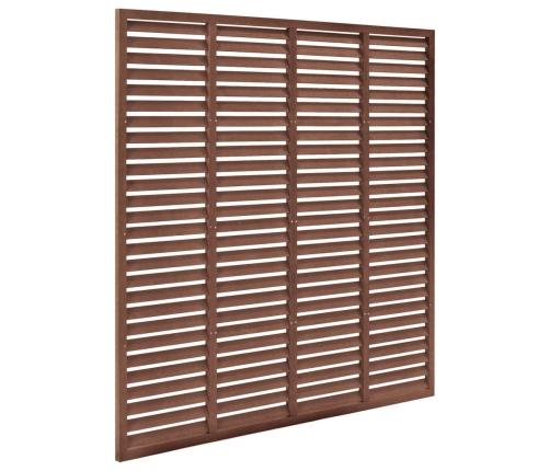 vidaXL žalūzijveida žogs, brūns, 180x180 cm, WPC