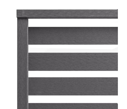 vidaXL žoga panelis, WPC, 180x180 cm, pelēks