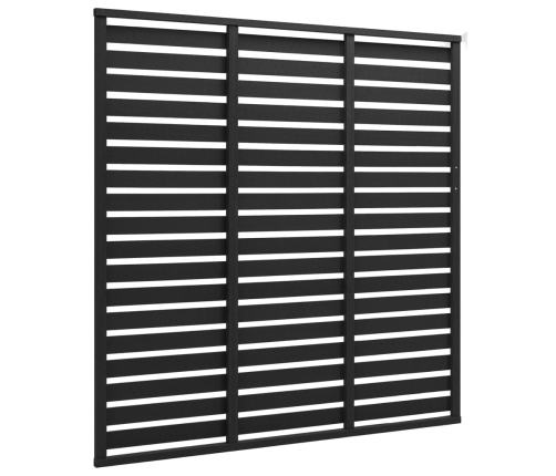 vidaXL žoga panelis, WPC, 180x180 cm, melns