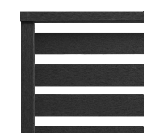 vidaXL žoga panelis, WPC, 180x180 cm, melns