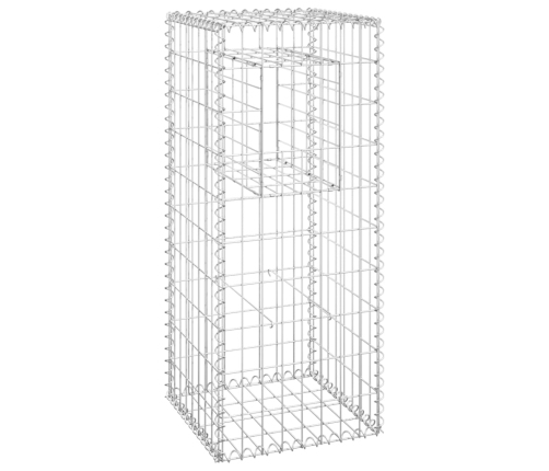 vidaXL vertikāls gabions, 40x40x100 cm, dzelzs