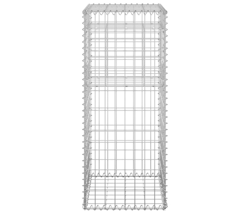 vidaXL vertikāls gabions, 40x40x100 cm, dzelzs