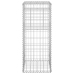 vidaXL vertikāls gabions, 40x40x100 cm, dzelzs