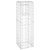 vidaXL vertikāls gabions, 40x40x140 cm, dzelzs