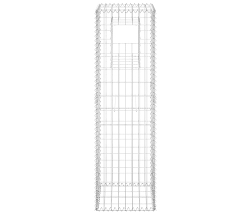 vidaXL vertikāls gabions, 40x40x140 cm, dzelzs