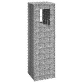 Vertikāls Gabions, 40X40X140 Cm, Dzelzs Vidaxl