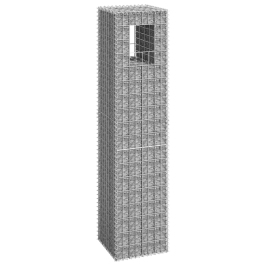 Vertikāls Gabions, 40X40X180 Cm, Dzelzs Vidaxl