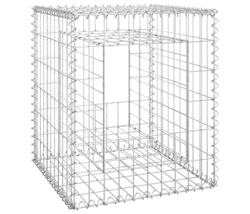 vidaXL vertikāls gabions, 50x50x60 cm, dzelzs