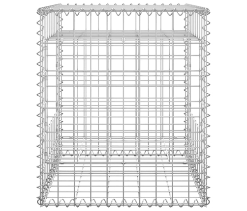 vidaXL vertikāls gabions, 50x50x60 cm, dzelzs
