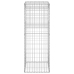 vidaXL vertikāls gabions, 50x50x140 cm, dzelzs
