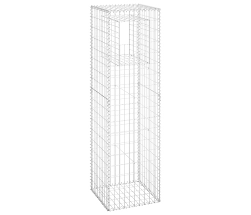 vidaXL vertikāli gabioni, 2 gab., 50x50x180 cm, dzelzs