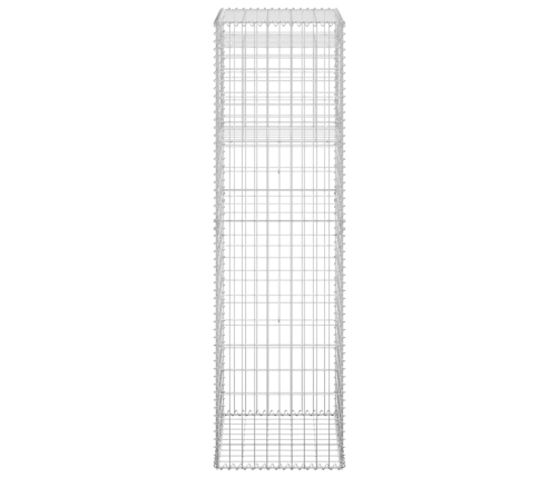 vidaXL vertikāli gabioni, 2 gab., 50x50x180 cm, dzelzs