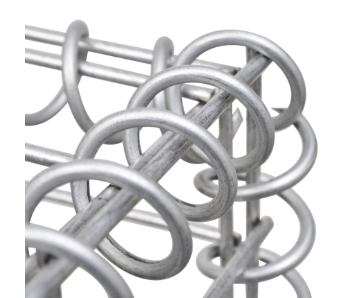 vidaXL vertikāli gabioni, 2 gab., 50x50x180 cm, dzelzs