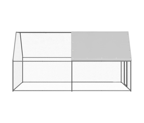 vidaXL vistu būris, 2x4x2 m, cinkots tērauds
