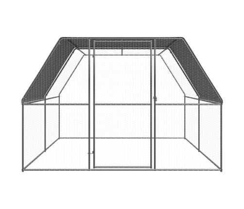 vidaXL vistu būris, 3x4x2 m, cinkots tērauds