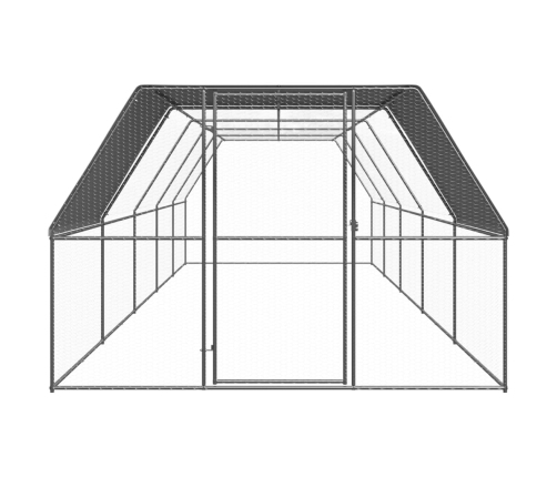 vidaXL vistu būris, 3x10x2 m, cinkots tērauds