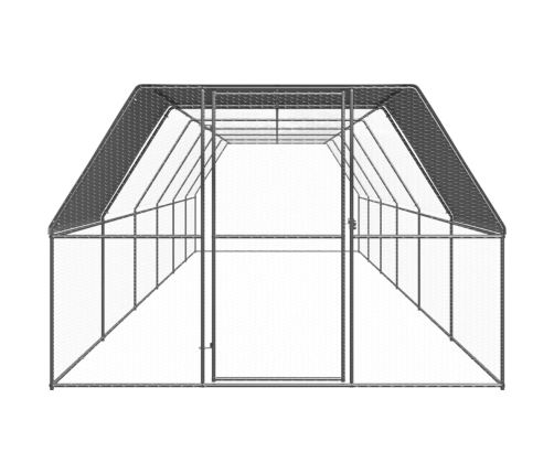 vidaXL vistu būris, 3x12x2 m, cinkots tērauds
