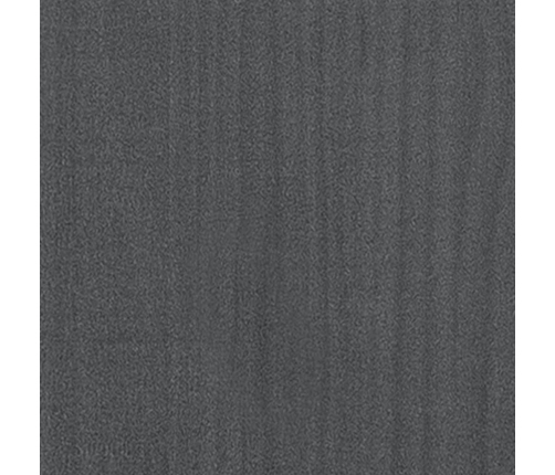 vidaXL grāmatu plaukts, pelēks, 70x33x110 cm, priedes masīvkoks