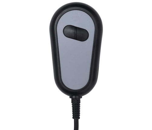 vidaXL masāžas krēsls, paceļams, tumši pelēks audums