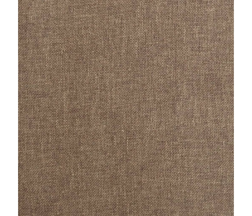 vidaXL masāžas krēsls, paceļams, pelēkbrūns audums