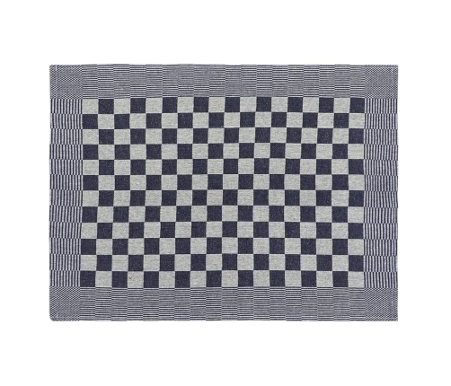 vidaXL virtuves dvieļi, 20 gab., zili un balti, 50x70 cm, kokvilna