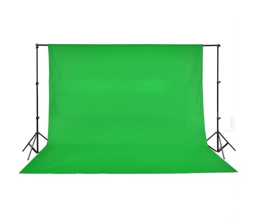 vidaXL fotostudijas komplekts – gaismas, fons, reflektori