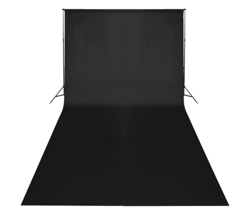 vidaXL fotostudijas komplekts – gaismas, fons, reflektors