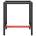 vidaXL darbagalda rāmis, 70x50x79 cm, matēts, melns, sarkans, metāls