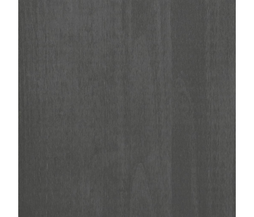 vidaXL konsoles galds HAMAR, pelēks, 90x35x90 cm, priedes masīvkoks