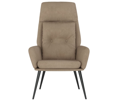 Atpūtas Krēsls, Pelēkbrūna Mākslīgā Zamšāda Vidaxl