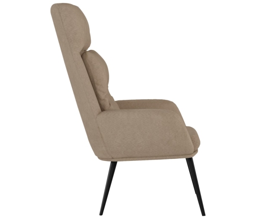 Atpūtas Krēsls, Pelēkbrūna Mākslīgā Zamšāda Vidaxl