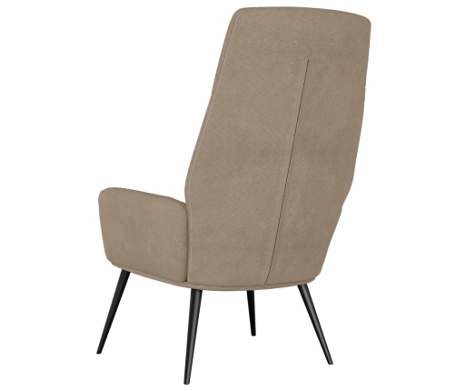 Atpūtas Krēsls, Pelēkbrūna Mākslīgā Zamšāda Vidaxl