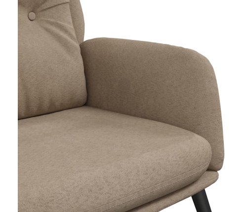 Atpūtas Krēsls, Pelēkbrūna Mākslīgā Zamšāda Vidaxl