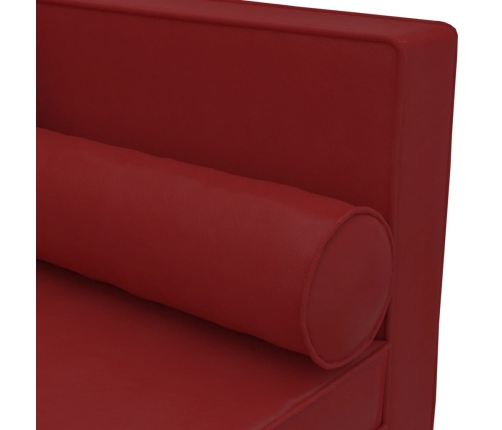 Zvilnis Ar Spilveniem, Vīnsarkana Mākslīgā Āda Vidaxl