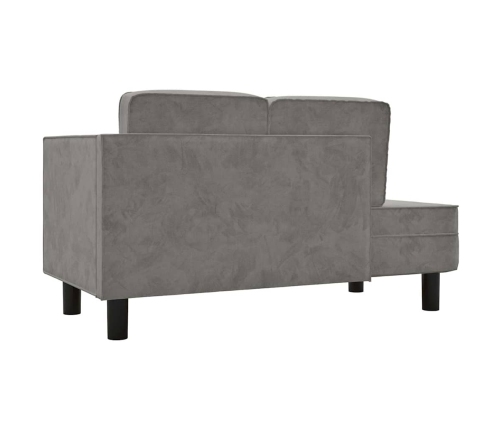 Zvilnis Ar Spilveniem, Cilindra Spilvenu, Gaiši Pelēks, Samts Vidaxl