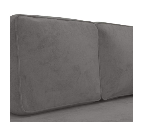 Zvilnis Ar Spilveniem, Cilindra Spilvenu, Gaiši Pelēks, Samts Vidaxl