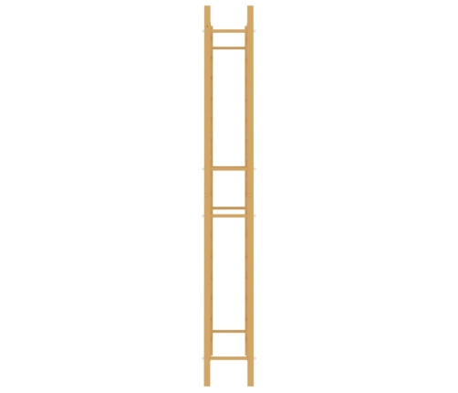 vidaXL vīna pudeļu plaukts, 96 pudelēm, zelta krāsas metāls