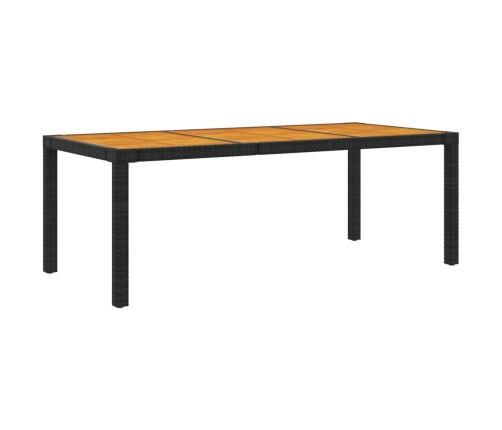 vidaXL 7-daļīgs dārza mēbeļu komplekts, matrači, melna PE rotangpalma