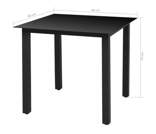 vidaXL 5-daļīgs dārza mēbeļu komplekts ar matračiem, PE rotangpalma