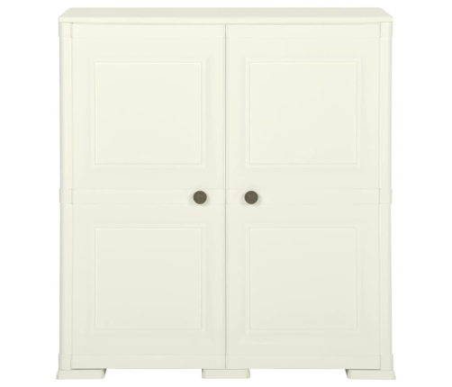 vidaXL skapis, 79x43x85,5 cm, plastmasa, koka imitācija