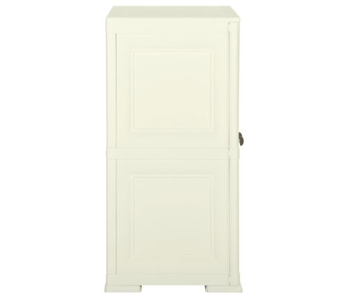 vidaXL skapis, 79x43x85,5 cm, plastmasa, koka imitācija