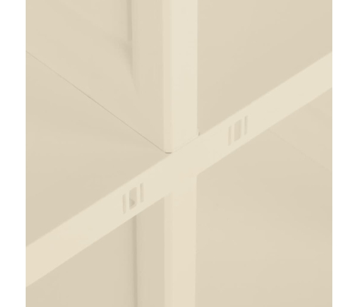 vidaXL skapītis, 79x43x85,5 cm, plastmasa, koka dizains, balts