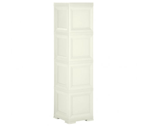 vidaXL skapis, 40x43x164 cm, plastmasa, koka imitācija