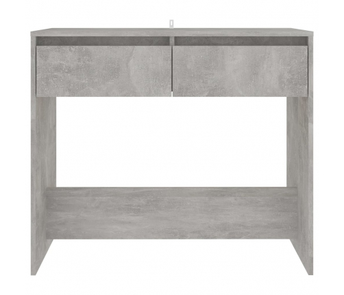 vidaXL konsoles galdiņš, betonpelēks, 89x41x76,5 cm, inženierijas koks