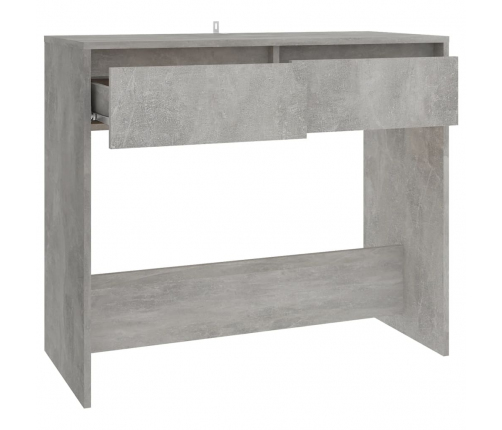 vidaXL konsoles galdiņš, betonpelēks, 89x41x76,5 cm, inženierijas koks